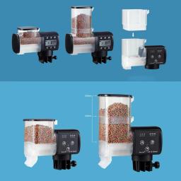Alimentador automático de peixes para aquário, tempo inteligente, quantidade de alimentação ajustável - Image 3