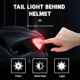 Capacete de bicicleta respirável com luz LED para homens e mulheres, mountain bike, ciclismo cap, equitação, MTB - Image 2