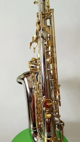 Jupiter JAS1100SG Saxofone Alto Eb com Caixa, Níquel, Corpo Prateado, Chave Lacada Dourada, Instrumento de Música, Sax E-Flat, Latão, Novo - Image 5