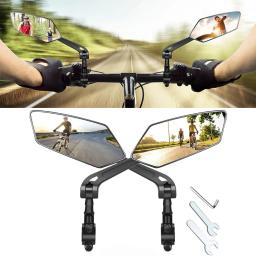 Espelho Retrovisor De Bicicleta, 360 Ajuste De Rotação, Refletor De Bicicleta Elétrica, Ampla Gama Back Sight, Acessórios De Ciclismo - Image 1