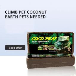 Tapete de coco natural para répteis, solo coco, cama para tartarugas e lagartos, acessórios para terrário, suprimentos répteis, 600g - Image 2