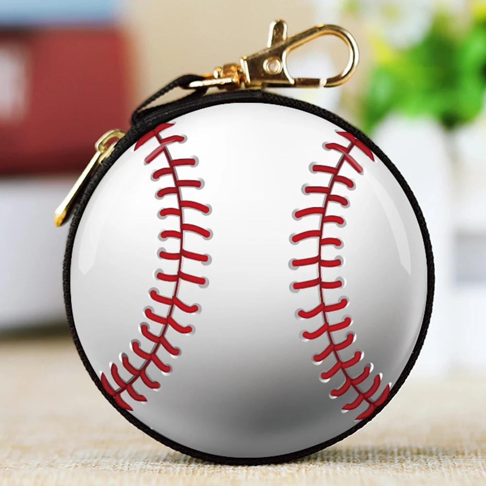 Bolsa com zíper em forma de bola para crianças Bolsa pequena Carteira de mudança de desenho animado Zip Coin Bag para meninos e meninas - Image 1