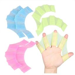Barbatanas de natação de silicone flipper homens mulheres criança piscina esporte treinamento profissional dedo mão webbed luvas pás equipamentos - Image 6