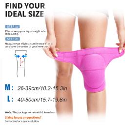 1 peça joelheiras esportivas macias, manga de compressão de joelho para dança, vôlei, basquete, corrida, futebol, corrida, ciclismo - Image 3