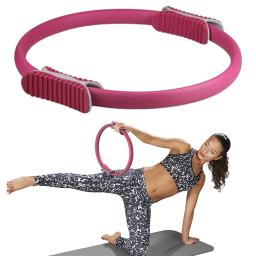 Anel de yoga alça dupla pilates anel portátil fitness corpo anel feminino menina treino exercício círculo resistência elasticidade círculos - Image 1