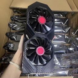 Placa de vídeo Rx 590 8gb Gddr5 de alta qualidade Rx590 Rx 580 De 8gb Placas gráficas Gpu para jogos usadas - Image 1
