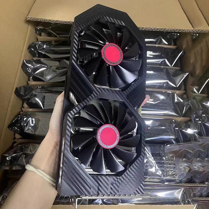 Placa de vídeo Rx 590 8gb Gddr5 de alta qualidade Rx590 Rx 580 De 8gb Placas gráficas Gpu para jogos usadas - Image 1
