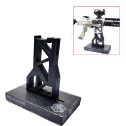 Exposição De Madeira brinquedo Tático Rifle Arma Estande Cremalheira Titular Banco AR15 Resto Suporte de Ferramenta para a Caça Airsoft Paintball Dropshipping - Image 1