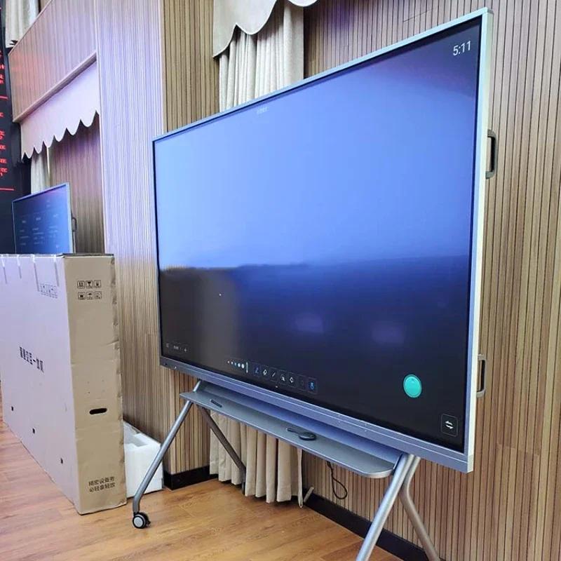 Tela táctil multilíngue LCD, quadro branco interativo de Android, 4K 65 75 85 96 110 Polegada, multilíngue, LCD, tevê esperta - Image 1