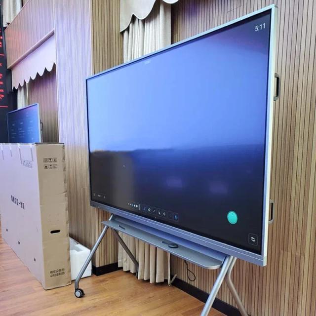 Quadro Branco Interativo 4K com Tela Táctil Multilíngue LCD - Disponível em 65, 75, 85, 96 e 110 Polegadas