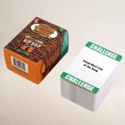 Hip Hop e R & B Music Trivia Card Game, Adult Game, Night Party, Family Gathering Board, Liricamente correto 90 e 2000 - Image 3