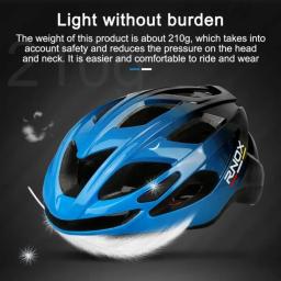 RNOX-Capacete de bicicleta ultraleve para homens e mulheres, Capacete de ciclismo, Capacete de motocicleta, Capacetes de bicicleta - Image 3