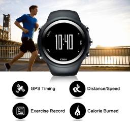 Ezon-t031 relógio à prova d'água com gps e contador de calorias para esportes, corrida e fitness, à prova d'água até 50m, marca top - Image 2