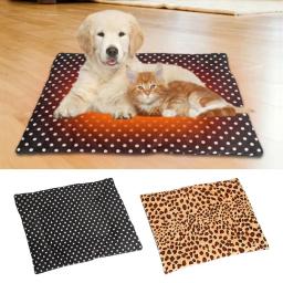 Cobertor elétrico do aquecimento do luxuoso para animais de estimação, cama macia do aquecimento, esteira do USB, cão e gato - Image 3