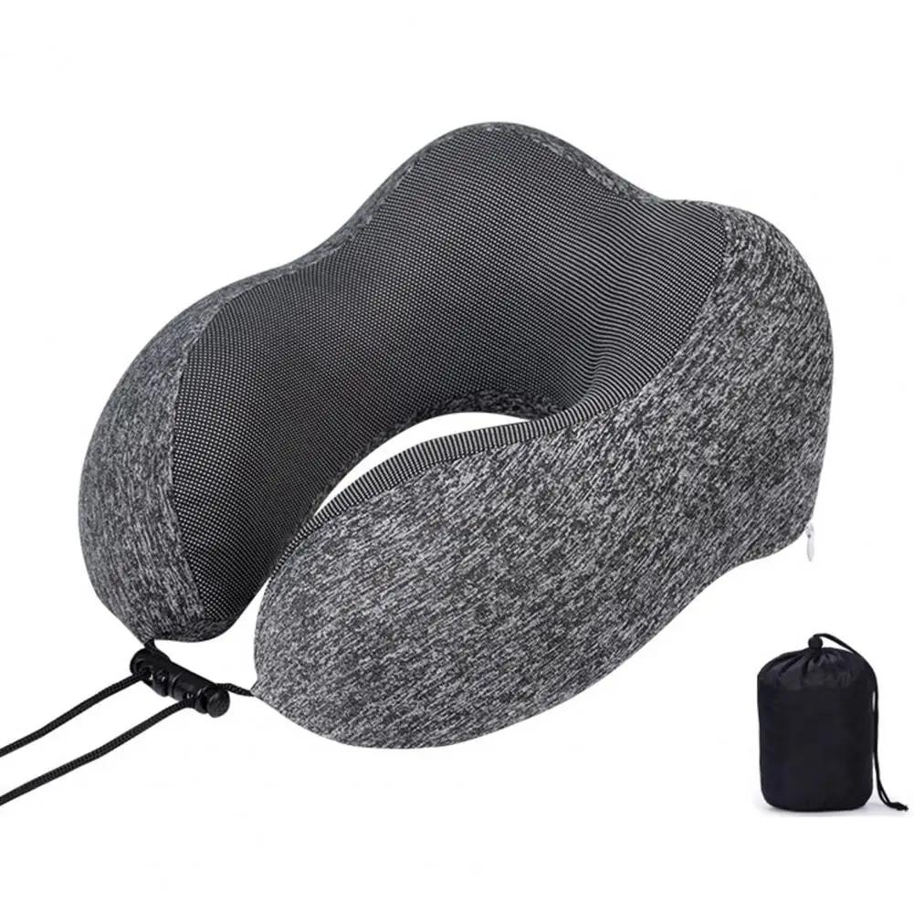 U-Shaped memória espuma pescoço travesseiro para relaxamento, suporte aprimorado, confortável - Image 1
