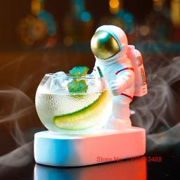 Copos De Cocktail De Astronauta Brilhante, Decoração de Bar Personalizada, Luminosa Copo De Vinho Misturado, Molecular Fumar, Copo De Bebida De Suco Especial - Image 4