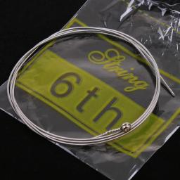 Cordas de guitarra elétrica, acessórios de guitarra, peças de guitarra, 150, 150XL, 0.9in, 6pcs - Image 4