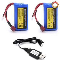Bateria LiPo para RC Car, Avião e Helicóptero, 2s, 7.4V, 16103, 16102, 16101, JJRC Q130, 2500mAh - Image 3
