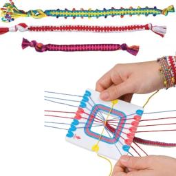Kit de Fazer Jóias para Meninas, Pulseira DIY, Artes para Crianças, Artesanato da Amizade, Brinquedos Presente, 5-12 Anos - Image 4