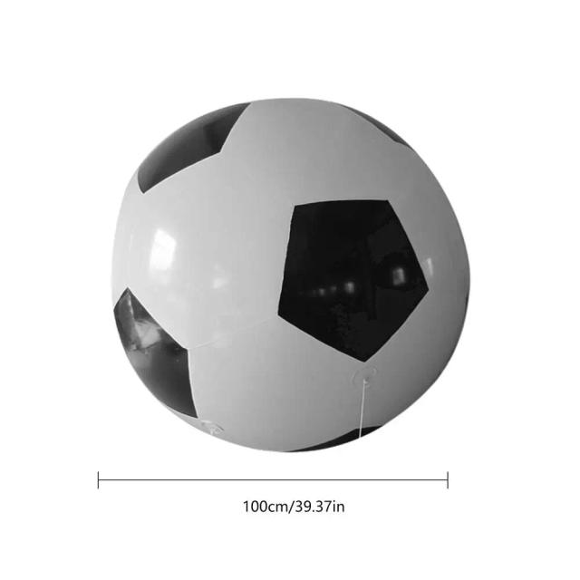 Bola de Futebol Inflável Grande para Esportes ao Ar Livre e Diversão na Piscina e Praia