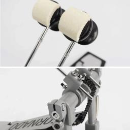 Pedal para Drum Double Step Drum, Suporte Musical, Instrumentos de percussão, Acessórios profissionais - Image 6
