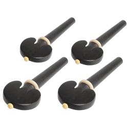 IRIN-Violoncelo De Madeira Maciça Pegs, Ebony Tuning Shaft, Acessórios De Instrumentos Musicais De Cordas, Reparação De Violino, Ferramentas De Manutenção, Peças, 4pcs - Image 4