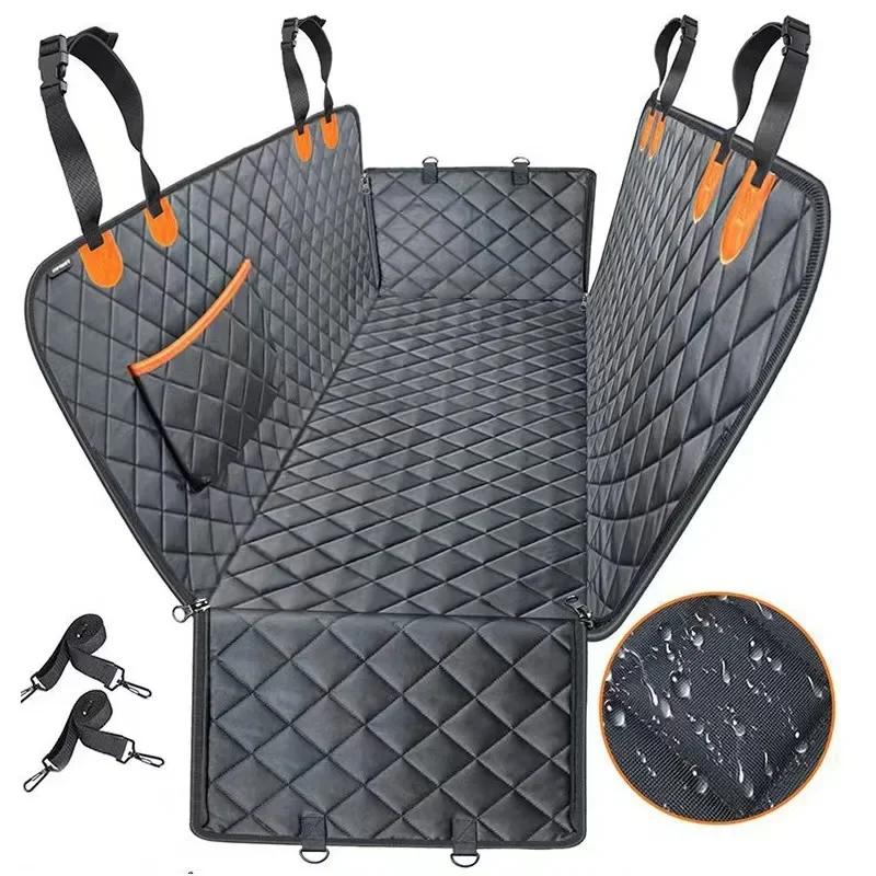 Traseiro assento extensor para cães, Tampa do assento de carro com fundo duro, Cão Car Seat Bed, Waterproof Dog Hammock, Car Pet banco traseiro - Image 1