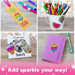 DIY pintura adesivos kits para crianças, decoração artesanal, mosaico adesivo, kit pintura por números, artesanato para meninas e meninos, presente - Image 6