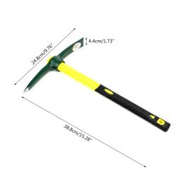 Portátil capina picareta machado para cavar prospecção de acampamento preparando cama de flores agricultura ferramentas manuais labor-saving q81c - Image 3