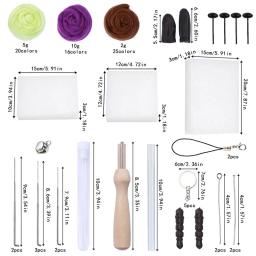 Iniciante Lã Felting Tool Kit com Almofada de Espuma para Artesanato DIY, Multi-Color Quilting Acessório, Sentiu Agulha - Image 2