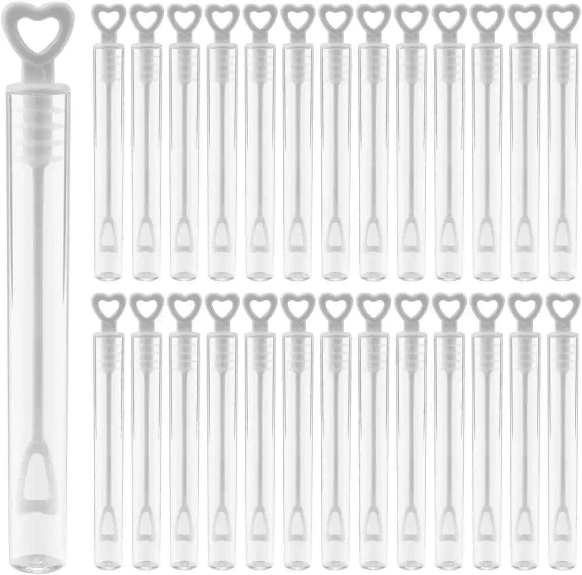 Amor coração varinha tubo bolha garrafa de sabão transparente bolhas tubos para festa de aniversário de casamento decoração chá de bebê favores crianças brinquedos - Image 1