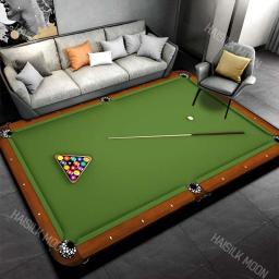 Tapete impresso com tema de bolas de bilhar 3d hd, sala de estar, quarto, escritório, quarto infantil, durável, antiderrapante, lavável à máquina - Image 5