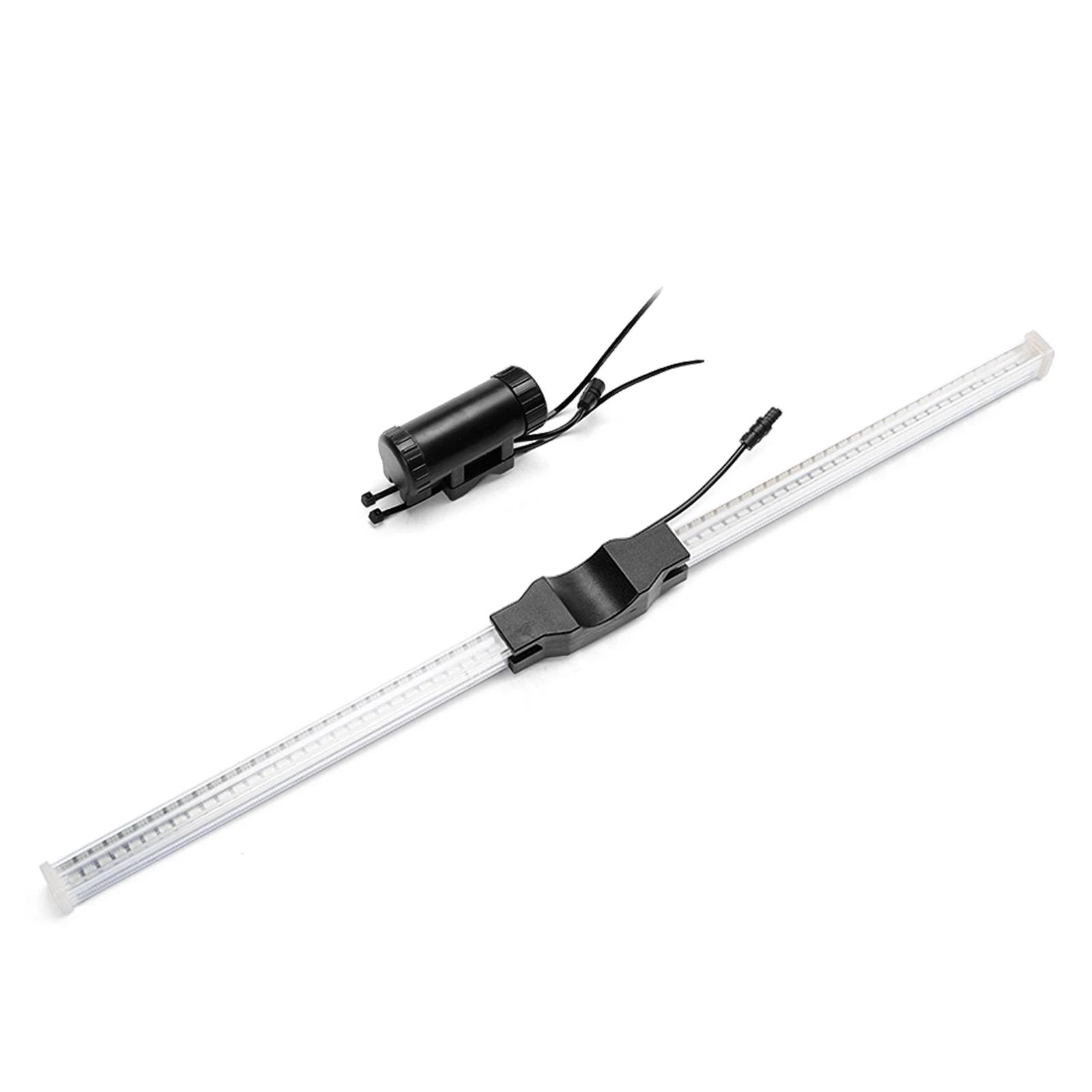 Luzes de roda de bicicleta impermeáveis, 64 LED, luz de bicicleta, motor programável, display RGB, lâmpada recarregável - Image 1