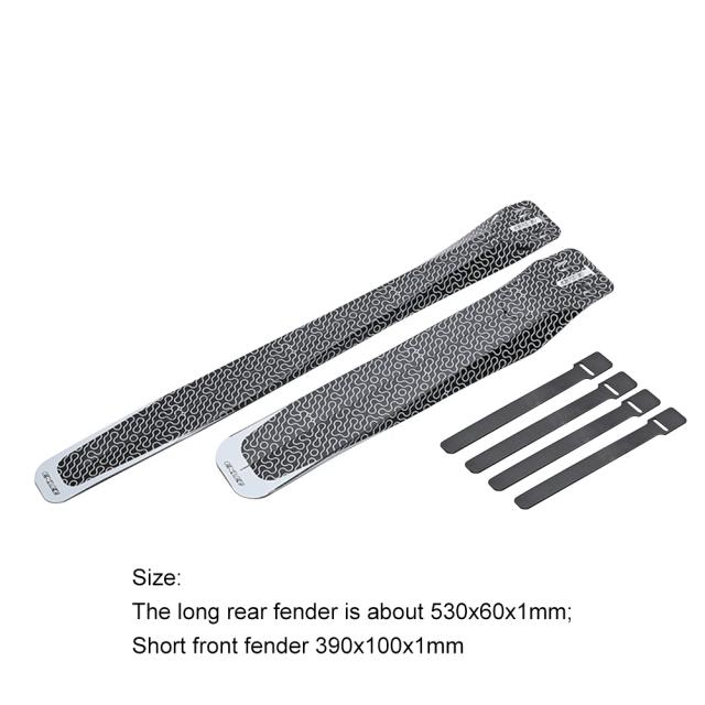 Paralama Enlee para Bicicleta - Protetor Espesso Frontal e Traseiro para MTB, Ideal Contra Respingos e Impermeável
