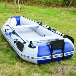 PVC inflable vientre barco río pesca kayak señuelo bote a remo barco de pesca puede instalar el motor fueraborda - Image 2
