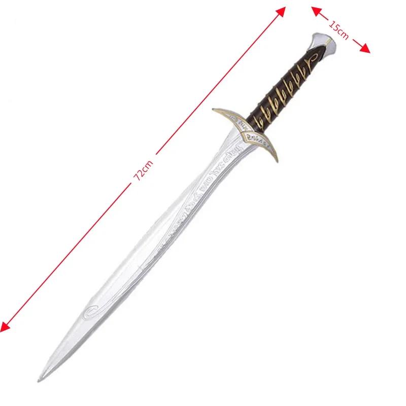 Sting espada arma filme cosplay espada prop role play presente segurança plutônio inverno 1:1 geada espada 104cm - Image 1