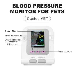 Contec08A Vet Use Esfigmomanômetro Eletrônico, Monitor Veterinário De Pressão Arterial Digital, Animais De Estimação Cão Gato Cavalo etc - Image 3