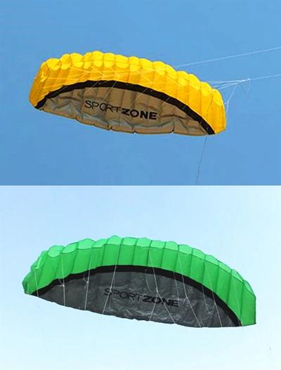 Kite de Parafoil Dupla Line, 2.5m, Ideal para Surf e Diversão ao Ar Livre, Frete Grátis