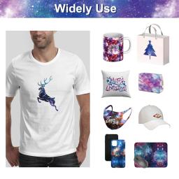 Folha de transferência de tinta infusível galaxy, sublimação, impressão de vinil, canecas, camisetas, bolsas, porta-copos, chaveiros, decoração diy para corte - Image 4