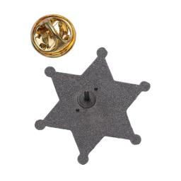 Honra Medalha Comemorativa Peito, Estrela Hexagonal, Criativo Sheriff Metal Badge, Acessórios Personalizados, Novo Produto - Image 5