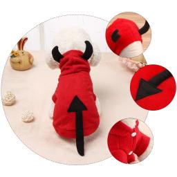 Pet Transformation Costume Clothes, Aniversário Dog Clothing, Halloween Coat Supplies, Inverno, Secagem rápida - Image 2