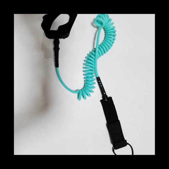 Corda de Surf Amarela de 10ft com Leash Trançado para Prancha de Primavera e Acessórios de Pulp Board