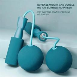 Corda de pular sem fio com bolas pesadas, esportes, treinamento fitness, musculação, velocidade rápida, corda de pular, equipamento de ginástica em casa - Image 4