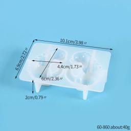 Molde de resina de silicone 3d, ovo de dragão, faça você mesmo, vela de animal de dragão, ornamentos artesanais, resina epóxi, decoração de casa - Image 4