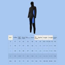 Terno de surf de corpo inteiro para homens, roupa de mergulho com capuz, manga comprida, quente, esportes aquáticos, canoagem, subaquática - Image 6