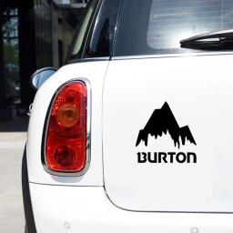 Venda quente burton mountain ski snowboard adesivo de carro janela pára-choques deriva arte decalque de vinil decoração acessórios de carro de alta qualidade - Image 3
