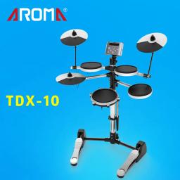 Preço do atacadista Completa Bateria Eletrônica Kit Pad Set w/Módulo-Aroma TDX-10 feito de Percussão Fábrica - Image 2