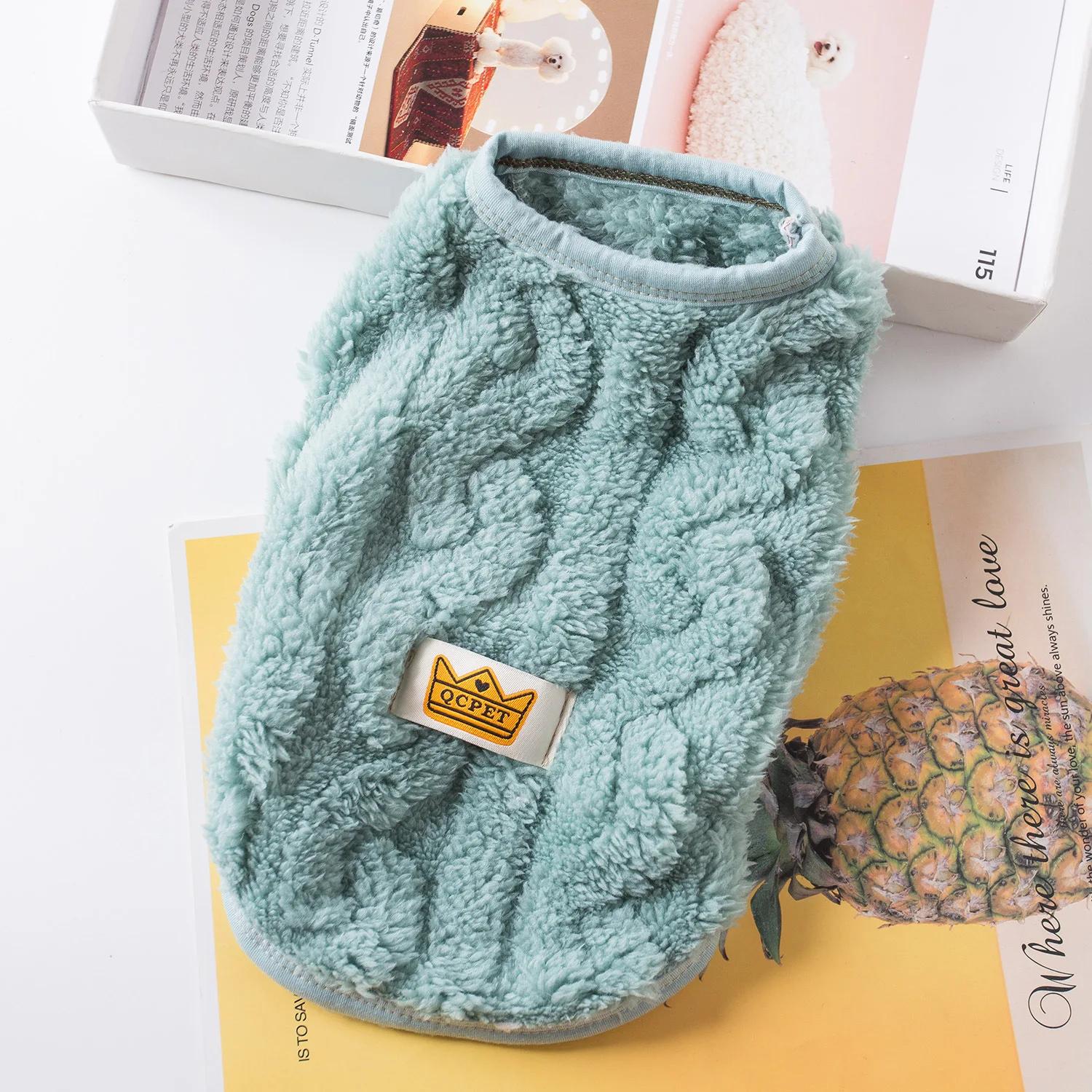 Moletom de lã para cães e gatos pequenos, roupas macias e aconchegantes para gatos, casaco quente para cachorrinho e gatinho, traje de estimação Sphynx outono e inverno - Image 1