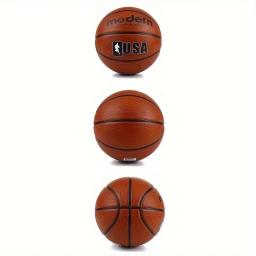 1pc oficial adulto adolescente basquete-marrom tamanho 4/5/6/7 basquete-borracha durável interior/exterior bola de jogo profissional - Image 3