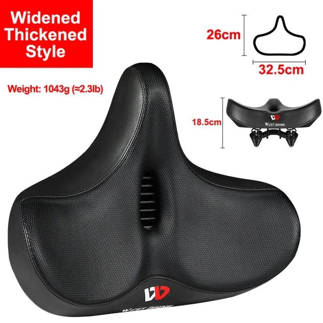West bike-sela de bicicleta ergonômica, assento confortável e macio, resistente a choques, para mtb e bicicleta - Image 1